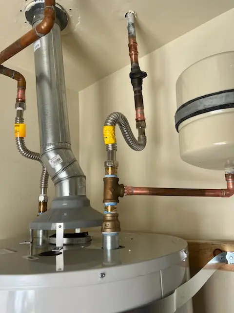 Water heater installation and plumbing repair in Pequest
